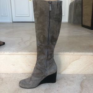 Cole Haan Gray Suede Boot